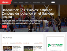 Tablet Screenshot of deportivoescolar.cl